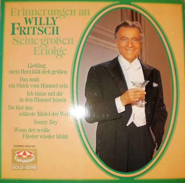 Album herunterladen Willy Fritsch - Erinnerungen An Willy Fritsch Seine Großen Erfolge