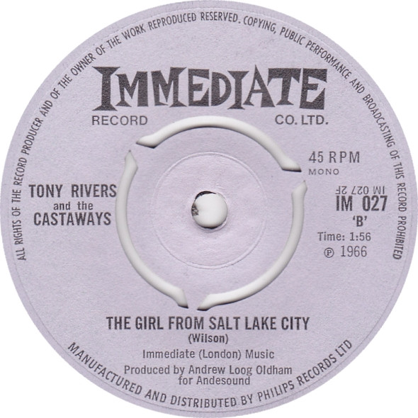 lataa albumi Tony Rivers And The Castaways - Girl Dont Tell Me