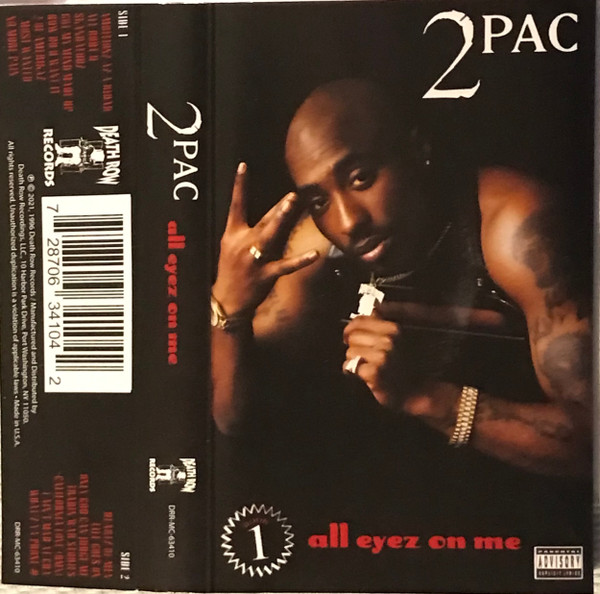 2Pac – All Eyez On Me (2021, Translucent Red Cassette, Cassette 