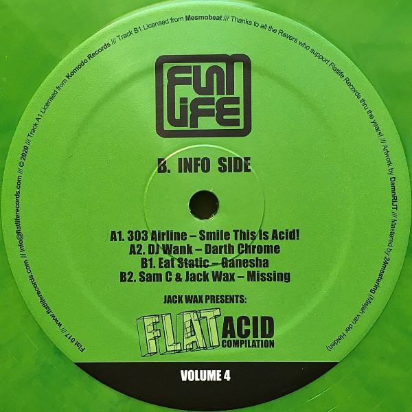 lataa albumi Various - Jack Wax Presents Flat Acid Compilation Volume 1