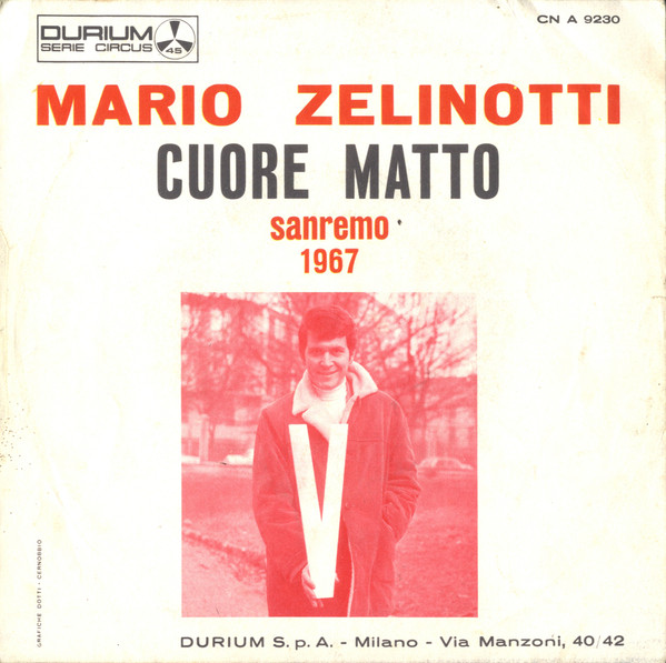 last ned album Mario Zelinotti - Cuore Matto