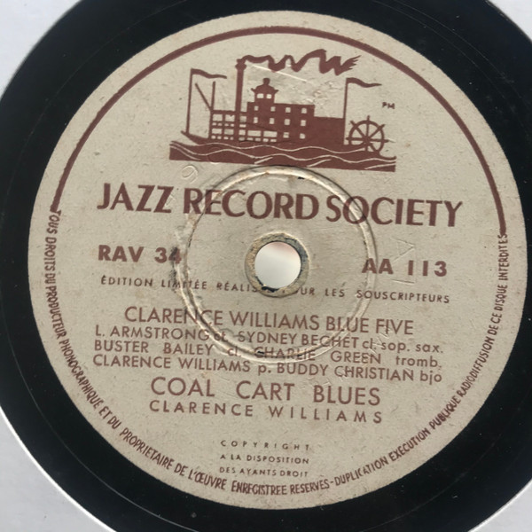 Louis Armstrong With Clarence Williams' Blue Five – Coal Cart