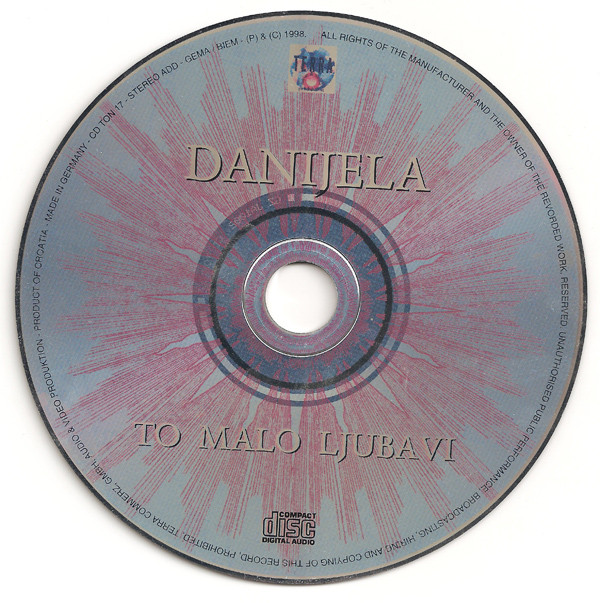 télécharger l'album Danijela - To Malo Ljubavi