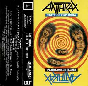 Anthrax – State Of Euphoria (1988, Cassette) - Discogs