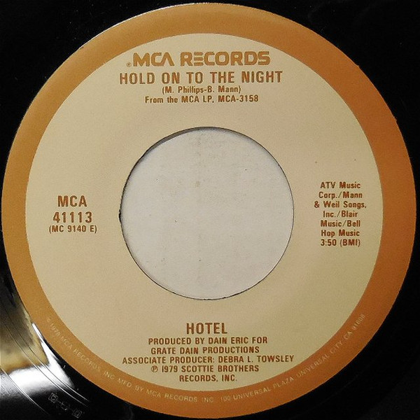 Hotel - Hold On To The Night | Releases | Discogs