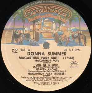 MacArthur Park Suite / Last Dance - Donna Summer