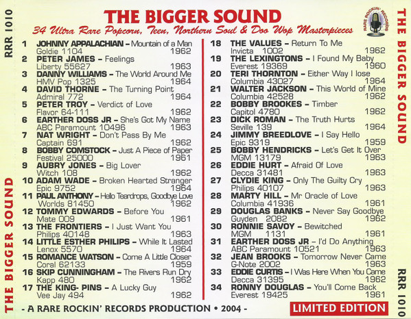 baixar álbum Various - The Bigger Sound