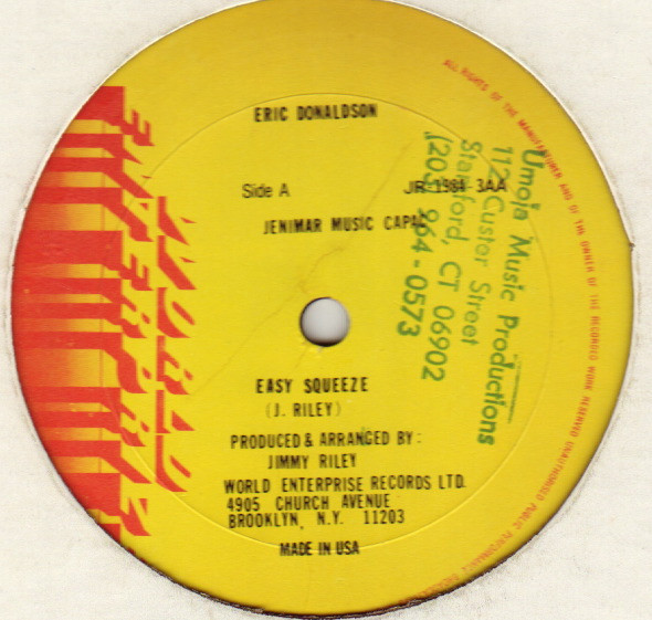 Eric Donaldson / Herbert Spliffy – Easy Squeeze / My Mommy (1984, Vinyl ...