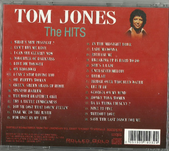 last ned album Tom Jones - The Hits