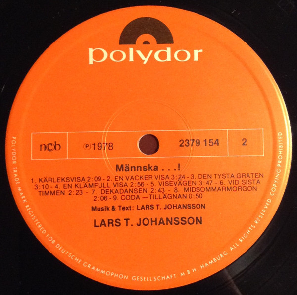 lataa albumi Lars T Johansson - Männska