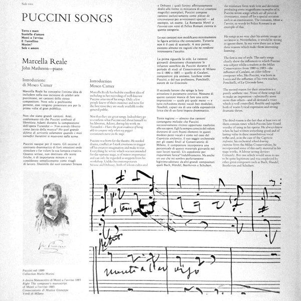 télécharger l'album Marcella Reale, Puccini - Arias Songs
