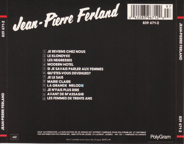 descargar álbum JeanPierre Ferland - Master Série