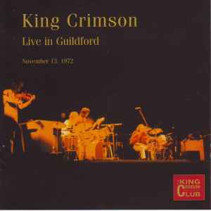 King Crimson – Live In Heidelberg (March 29, 1974) (2005, CD 