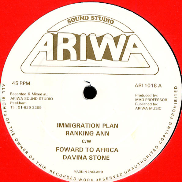 Album herunterladen Ranking Ann - Immigration Plan