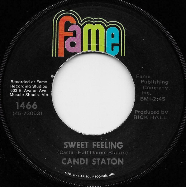 Candi Staton – Sweet Feeling / Evidence (1970, Scranton Pressing