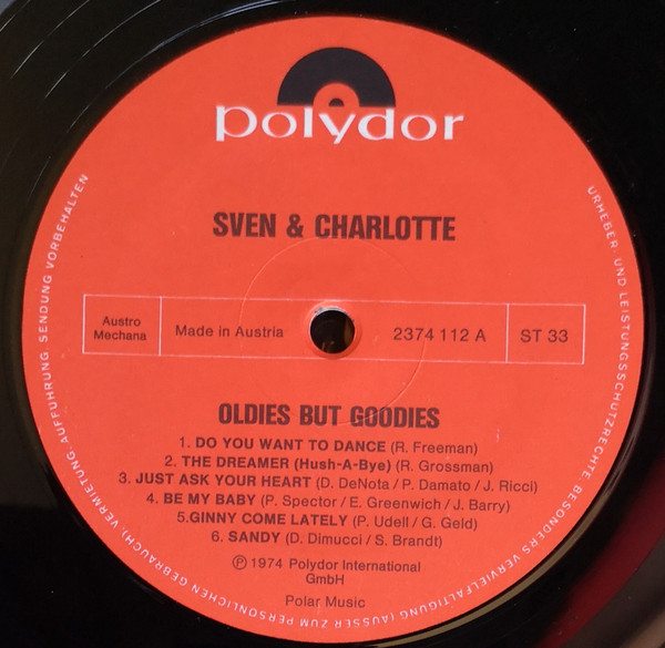 ladda ner album Sven & Charlotte - Oldies But Goodies