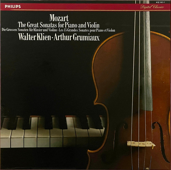 Mozart, Walter Klien, Arthur Grumiaux – The Great Sonatas For