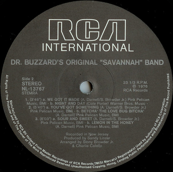 Dr. Buzzard's Original Savannah Band – Dr. Buzzard's Original