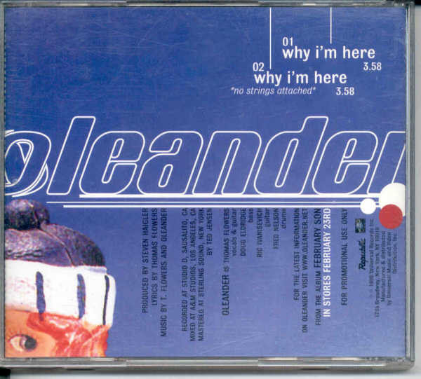 Album herunterladen Oleander - Why Im Here