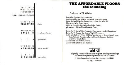 last ned album The Affordable Floors - The Sounding