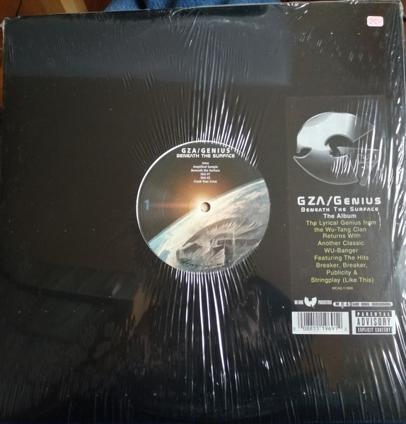 最新作 Beneath GZA Vinyl – Beneath GZA The Wu Surface LP 2LP ...