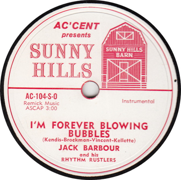 lataa albumi Jack Barbour And His Rhythm Rustlers - Louise Im Forever Blowing Bubbles