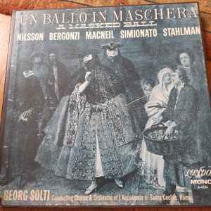 Giuseppe Verdi – Un Ballo In Maschera (1961, Vinyl) - Discogs