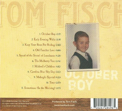 lataa albumi Tom Fisch - October Boy