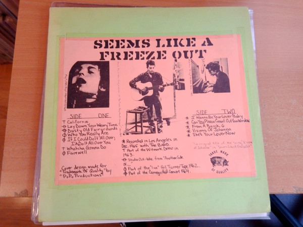 Bob Dylan - Seems Like A Freeze Out | Releases | Discogs