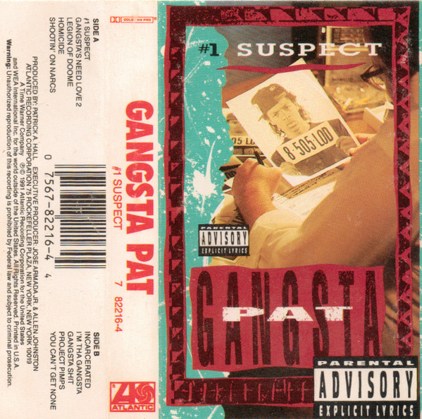 Gangsta Pat – #1 Suspect (1991, Cassette) - Discogs