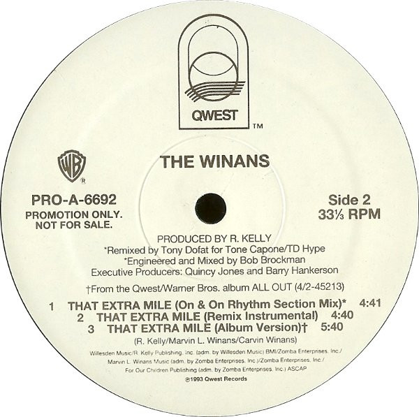 The Winans – That Extra Mile (1993, CD) - Discogs