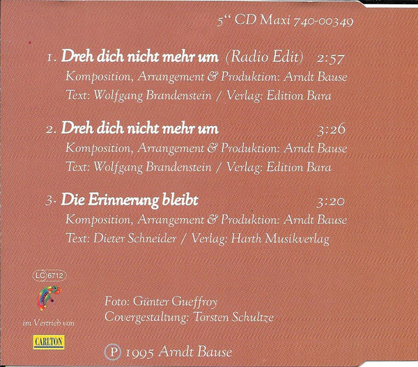 télécharger l'album Klaus Beyer - Dreh Dich Nicht Mehr Um