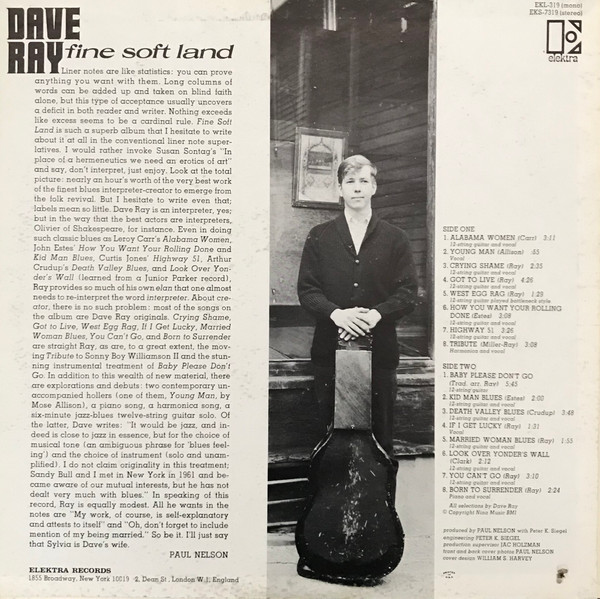 télécharger l'album Dave Ray - Fine Soft Land