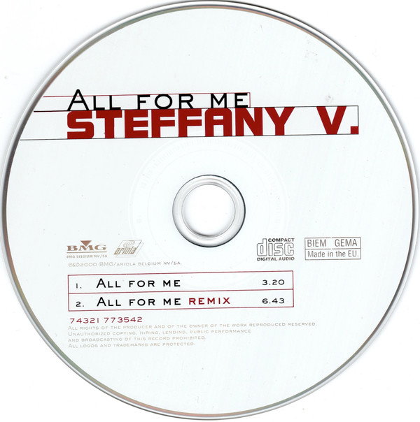 baixar álbum Steffany V - All For Me