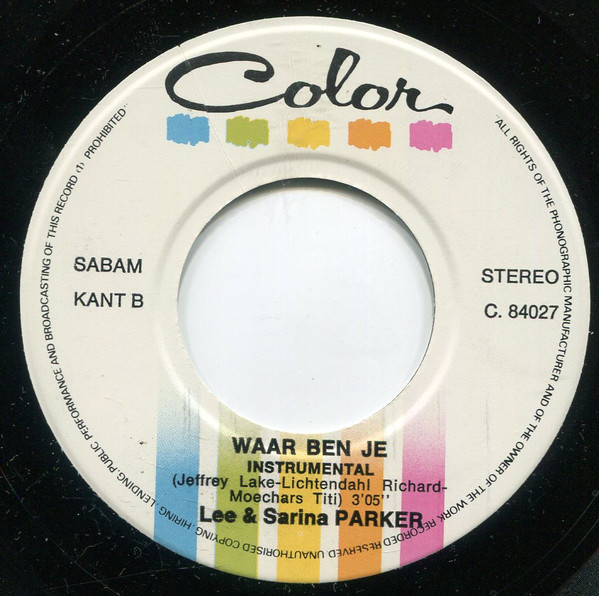 baixar álbum Lee And Sarina Parker - Waar Ben Je