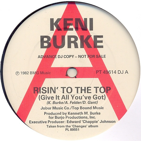 Keni Burke – Risin' To The Top (1982, Vinyl) - Discogs