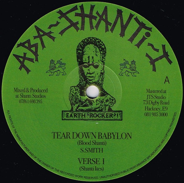 Blood Shanti & Shanti Ites – Tear Down Babylon (1993, Vinyl) - Discogs