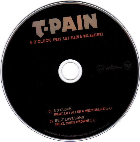 last ned album TPain Feat Lily Allen & Wiz Khalifa - 5 OClock