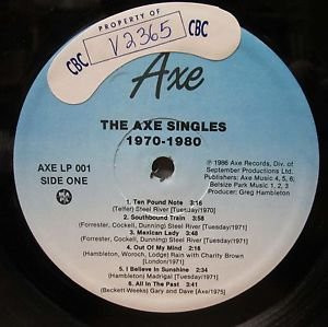 Album herunterladen Various - The Axe Singles 1970 1980