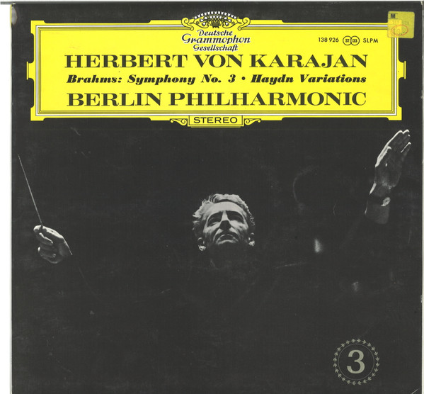 Herbert von Karajan, Brahms, Berlin Philharmonic – Symphony No. 3 ...