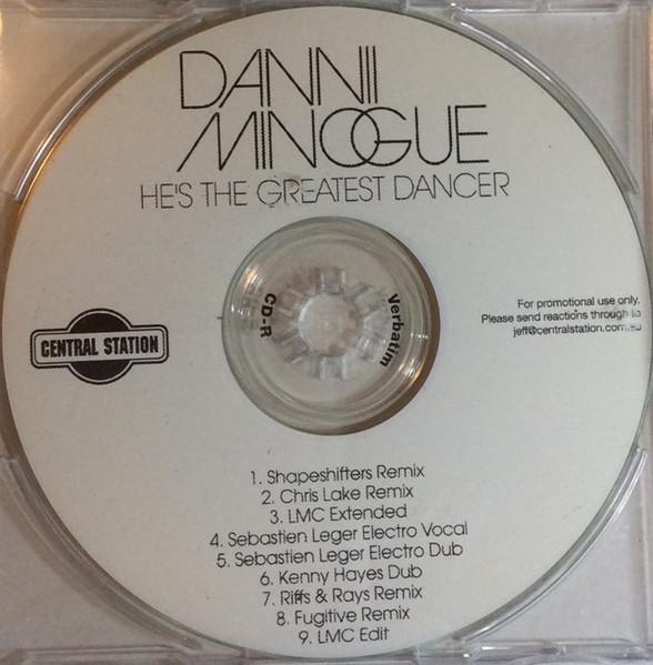 Dannii Minogue – He's The Greatest Dancer (CDr) - Discogs