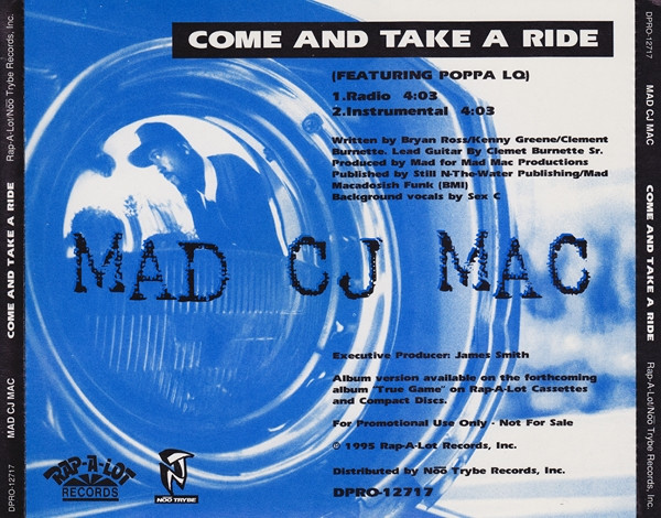last ned album Mad CJ Mac - Come And Take A Ride