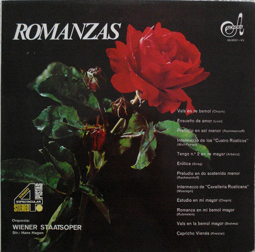 ladda ner album Orchester Der Wiener Staatsoper - Romanzas
