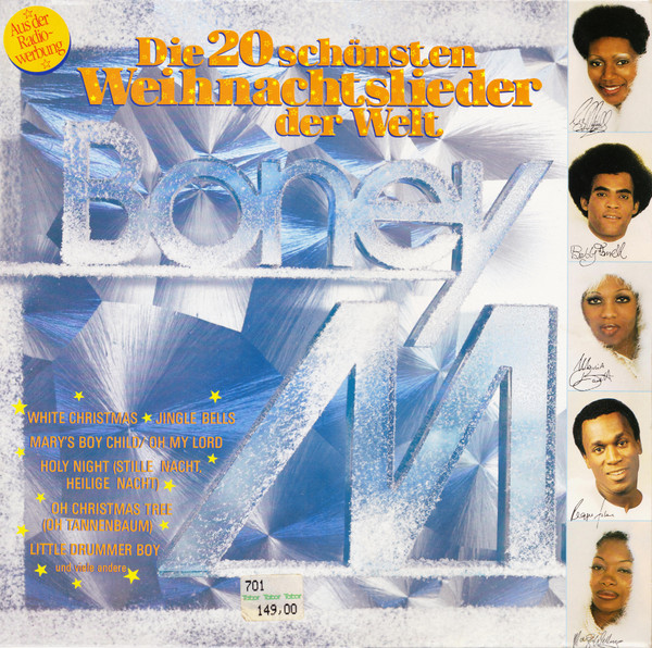 Die 20 Schönsten Weihnachtslieder Der Welt Von Boney M 1986 Lp
