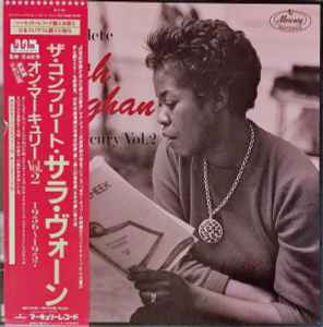 Sarah Vaughan - The Complete Sarah Vaughan On Mercury Vol. 2 - Sings Great American Songs; 1956-1957