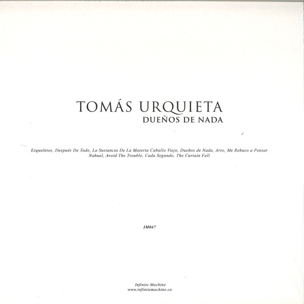 Album herunterladen Tomás Urquieta - Duenos de Nada