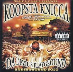 Three 6 Mafia - Da Devil's Playground: Underground Solo album cover