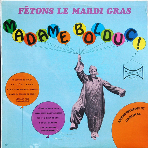 Madame Bolduc - Fêtons Le Mardi Gras | Carnaval (C-510)