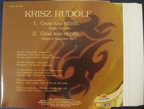 baixar álbum Krisz Rudolf - Csak Rám Néztél