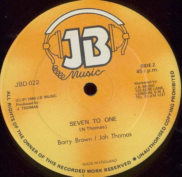 descargar álbum Barry Brown Jah Thomas - Jealous Lover